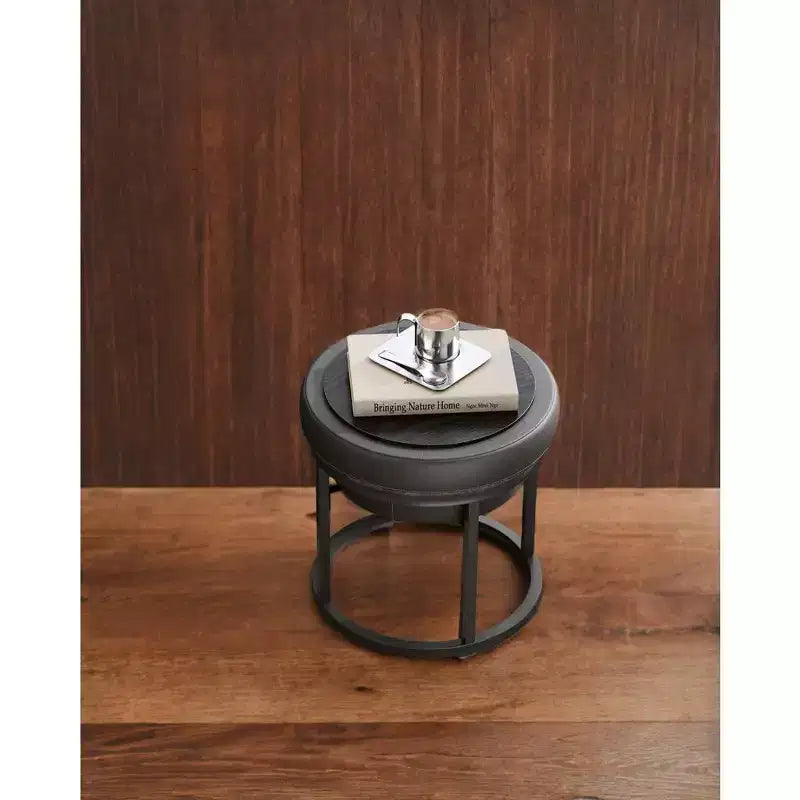 Banc ottoman, tabouret de coiffeuse, petit ottoman, table ottomane, repose-pieds, plateau réversible, charge 300 kg