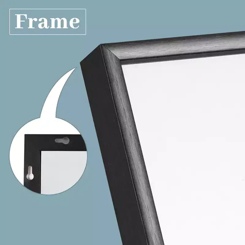 Miroir pleine longueur 71H x 31W Miroir décoratif mural Grand miroir sur pied