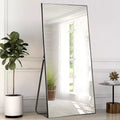 Miroir pleine longueur 71H x 31W Miroir décoratif mural Grand miroir sur pied