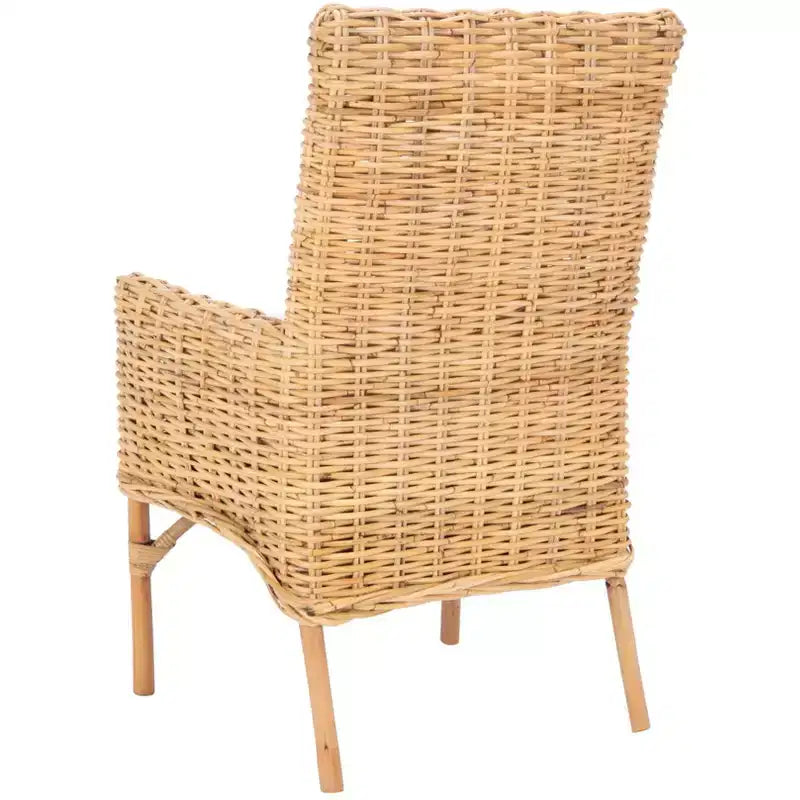 Fauteuil d'appoint Nancy Rattan avec coussin - ACH6518