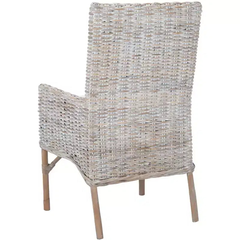 Fauteuil d'appoint Nancy Rattan avec coussin - ACH6518
