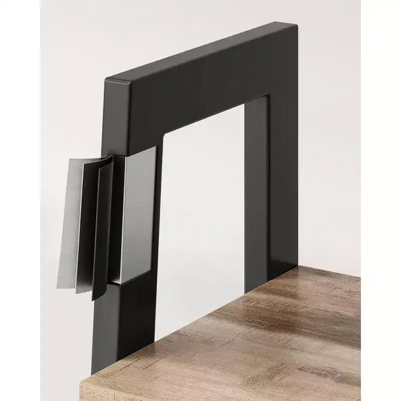 Étagère échelle, bibliothèque à 4 niveaux, étagère de rangement, bibliothèque avec cadre en acier, pour salon, bureau à domicile, cuisine, chambre à coucher, style industriel