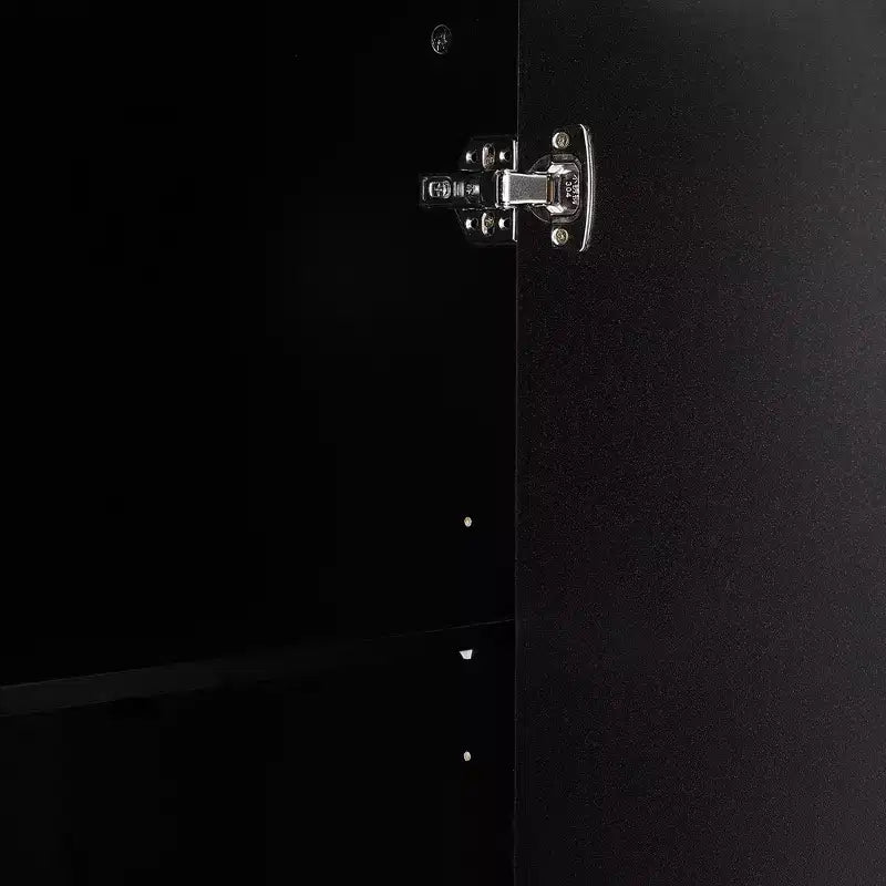 Meuble TV moderne 59W, console de divertissement avec grand espace de rangement et étagères réglables pour téléviseurs jusqu'à 65 pouces