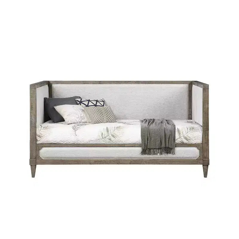 82" Artesia Adjustable Full Daybed Beds Black - Acme Furniture: Metal Frame, No Trundle, Suitable for Kids