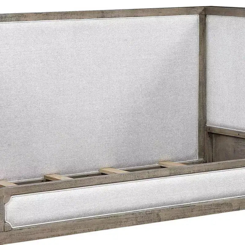 82" Artesia Lit de repos complet réglable Noir : Cadre en métal, sans lit gigogne, Convient aux enfants