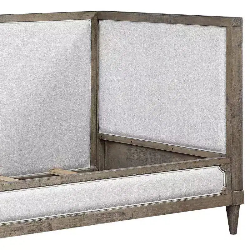 82" Artesia Lit de repos complet réglable Noir : Cadre en métal, sans lit gigogne, Convient aux enfants