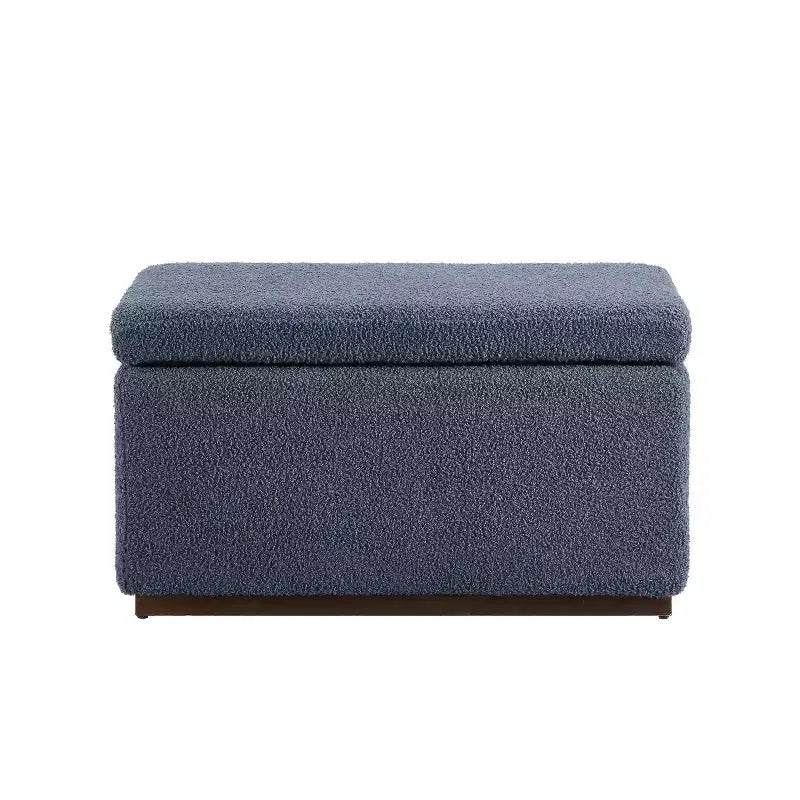Pouf ottoman rectangulaire de rangement - Linon