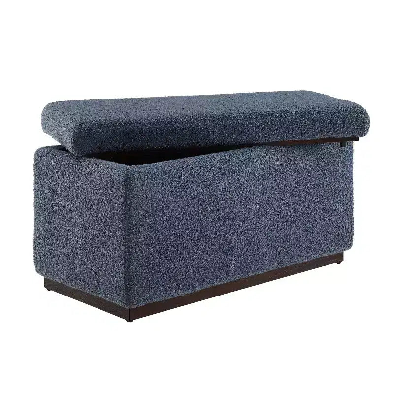 Pouf ottoman rectangulaire de rangement - Linon
