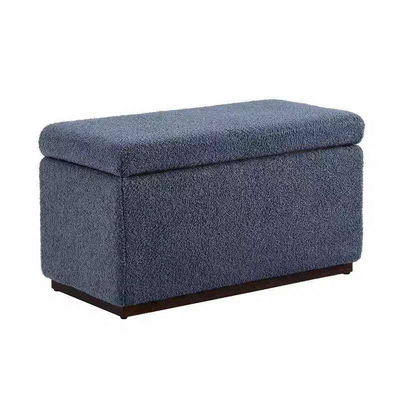Pouf ottoman rectangulaire de rangement - Linon