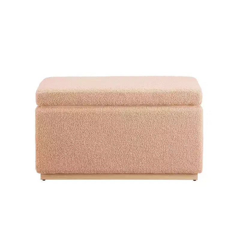 Pouf ottoman rectangulaire de rangement - Linon
