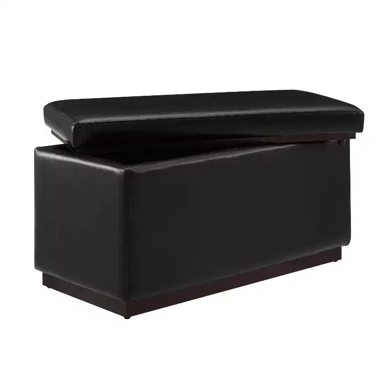 Pouf ottoman rectangulaire de rangement - Linon