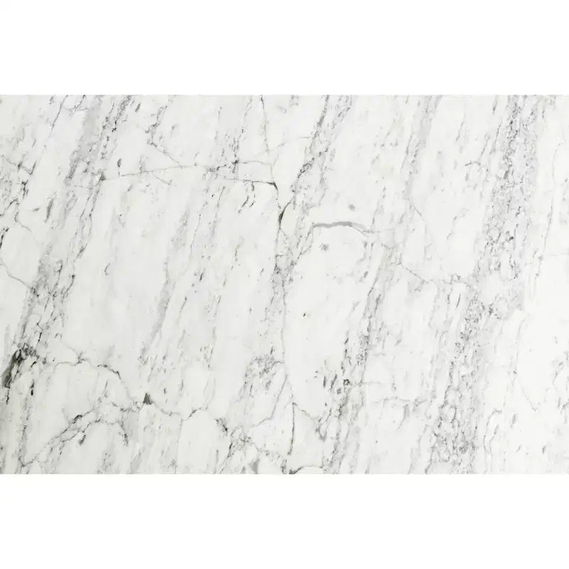 Table basse carrée en marbre blanc de Carrare (Italie)