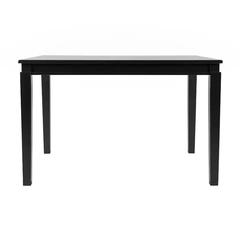 Table à manger en bois massif, table rectangulaire robuste de qualité commerciale pour 4 personnes