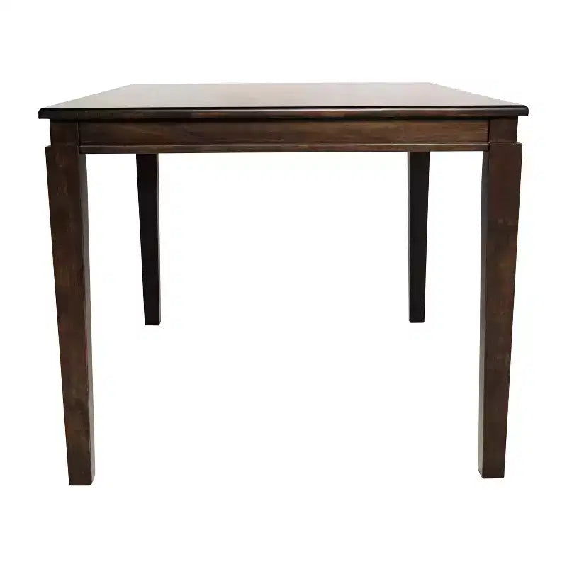 Table à manger en bois massif, table rectangulaire robuste de qualité commerciale pour 4 personnes