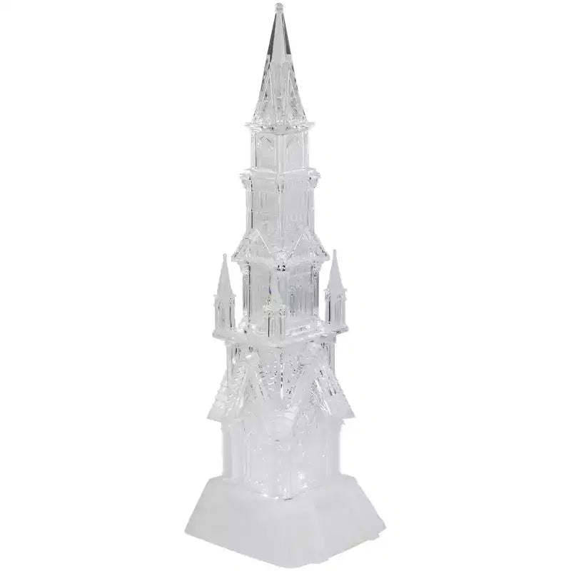 Château Lumineux LED en Acrylique Décoration de Noël - 17.5