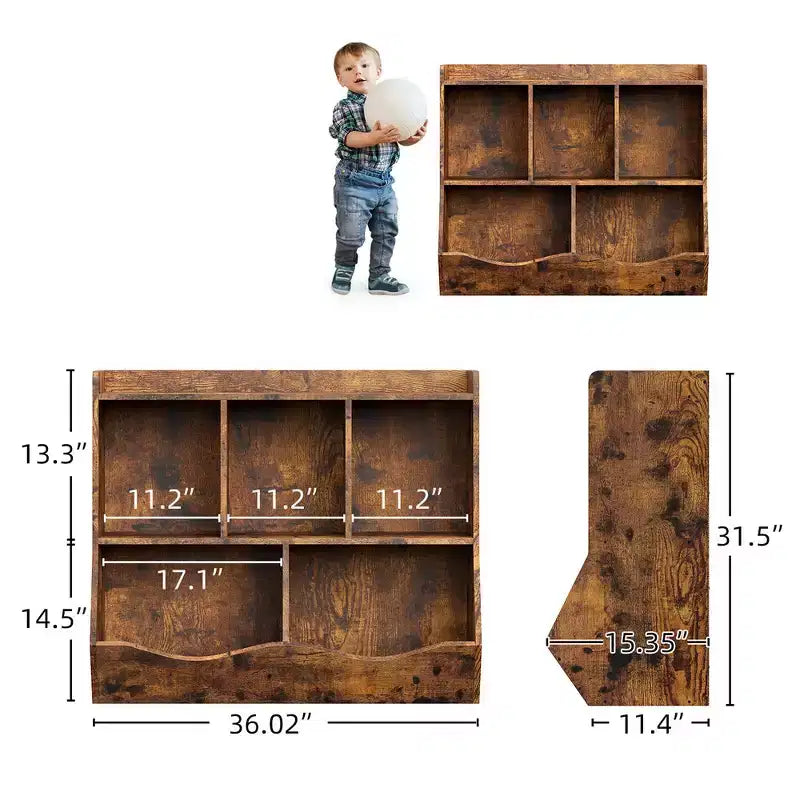 Étagère et rangement pour jouets pour enfants, meuble de rangement multi-étagères avec compartiments pour garçons et filles, salle de jeux