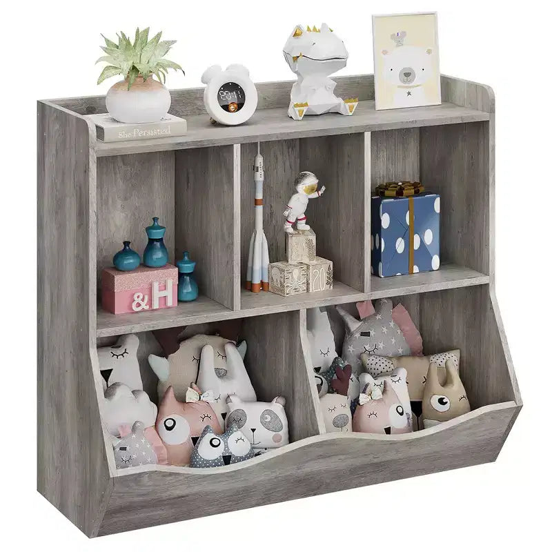 Étagère et rangement pour jouets pour enfants, meuble de rangement multi-étagères avec compartiments pour garçons et filles, salle de jeux