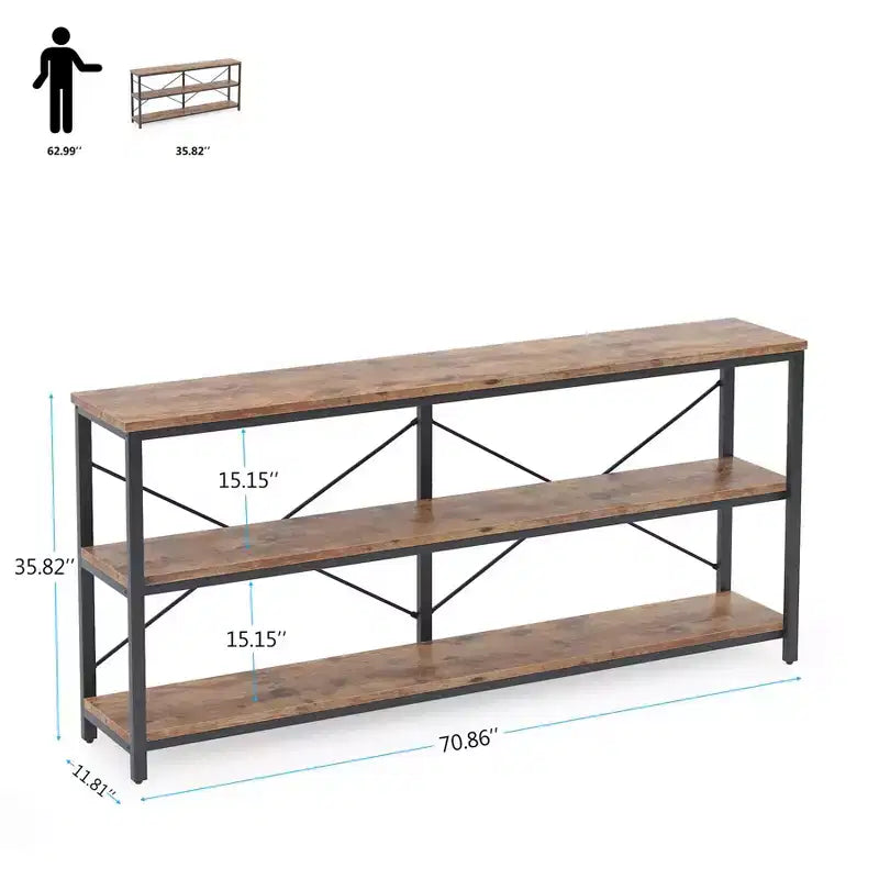 Tables de canapé à 3 niveaux de 70,9 pouces