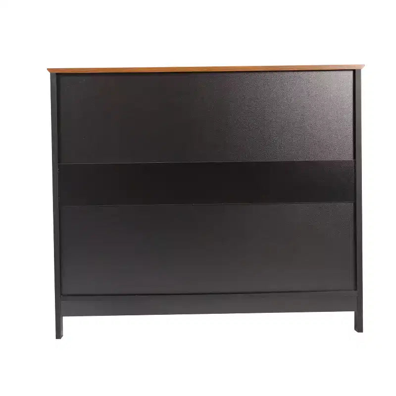Buffet et console classiques avec armoire de rangement à deux portes et étagère de rangement ouverte