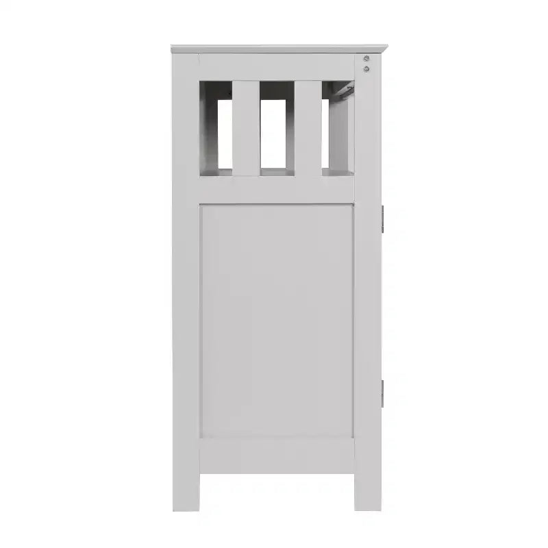 Buffet et console classiques avec armoire de rangement à deux portes et étagère de rangement ouverte
