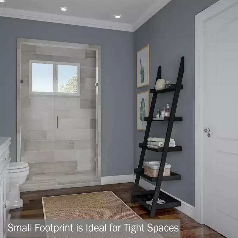 Étagère d'appoint autoportante à 5 niveaux en bois Lavish Home pour le rangement