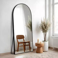 Miroir pleine longueur avec cadre en métal en forme d'arche